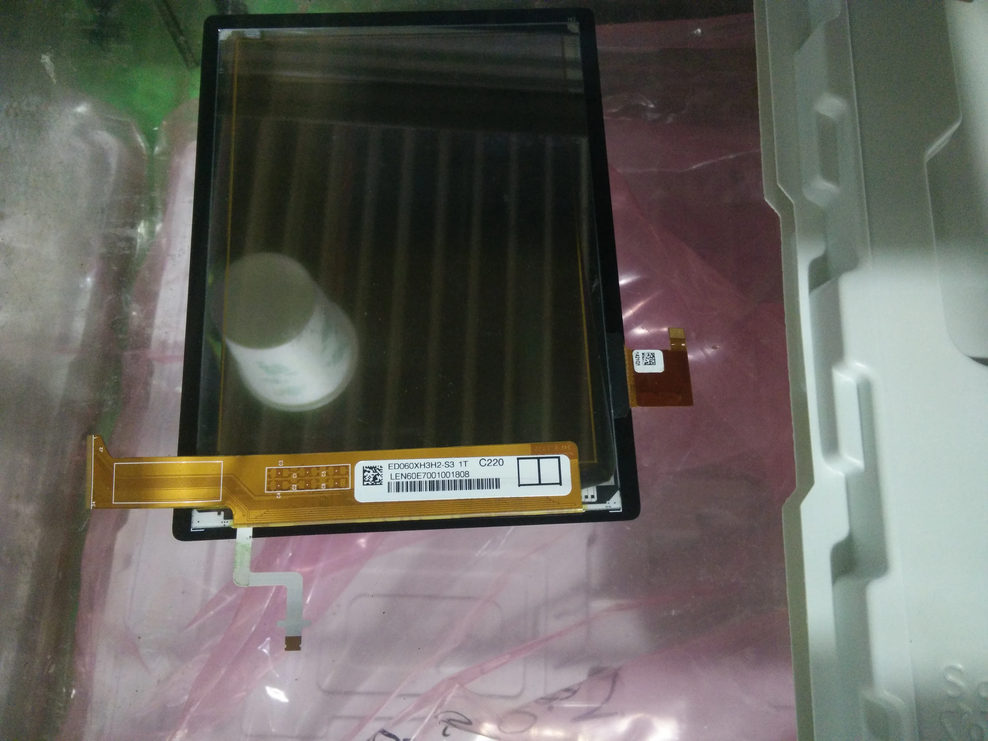 Tela Lcd de Toque de Polegadas e com Luz de Fundo Ed060xh3 para Kobo Aura N514 Não hd Leitor para Kobo Aura sem hd - Imagem 2