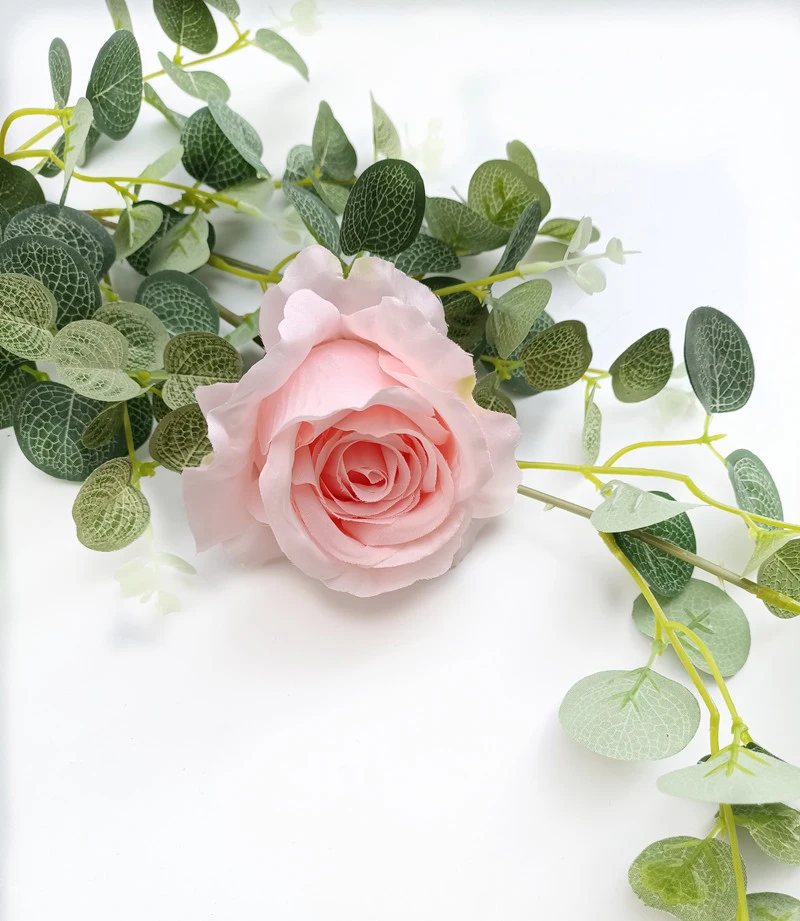 JAROWN Artificial Eucalyptus Flower Vine Rose Peony Wisteria Greenery Rattan Fake Flowers DIY Wreath Wedding Table Decoration Home Garden Flower Wall Decor Plants (33)