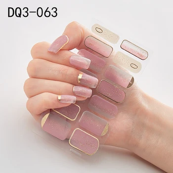 

2020 New Arrival Nail Stickers Japanese Style Wraps Full Cover Adhesive 14Tips Flower Waterproof Nail Art Decoration Accessories