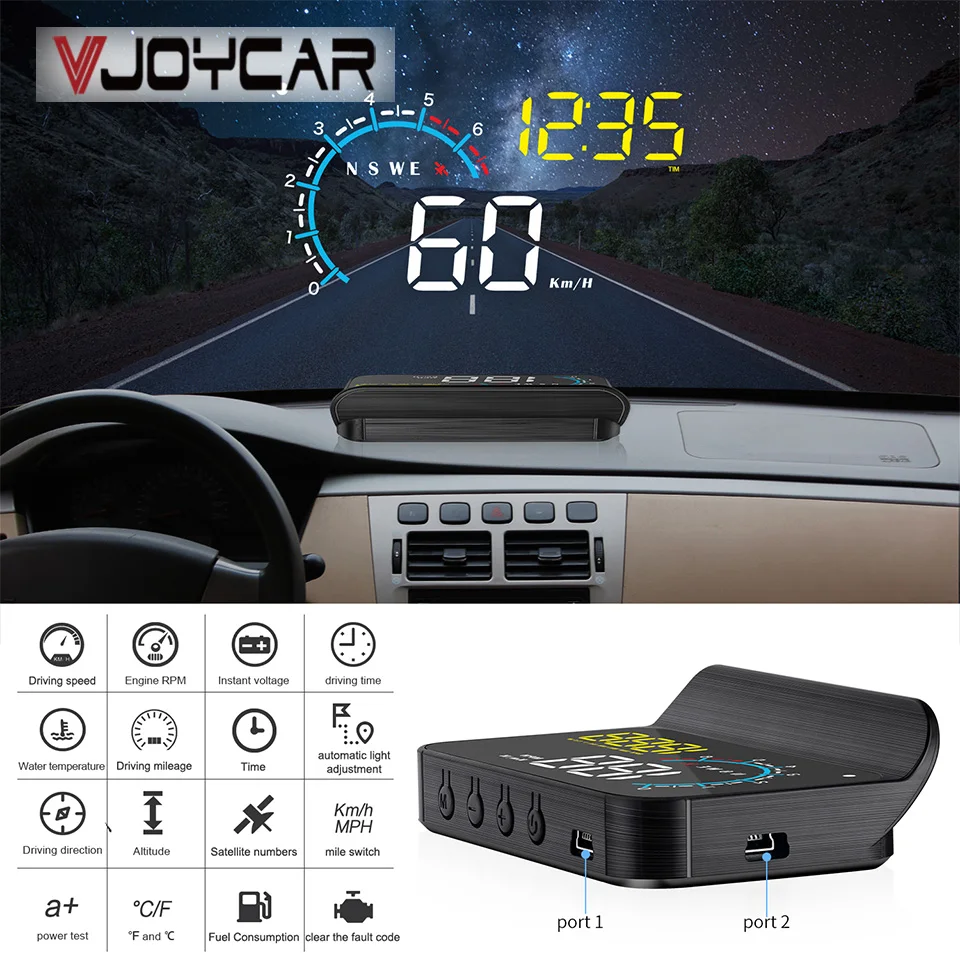 2020 новейший Автомобильный дисплей OBD2 диагностический инструмент RMP температура