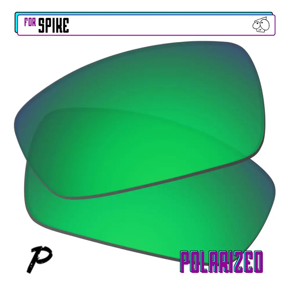 

EZReplace Polarized Replacement Lenses for - Oakley Spike Sunglasses - Green P