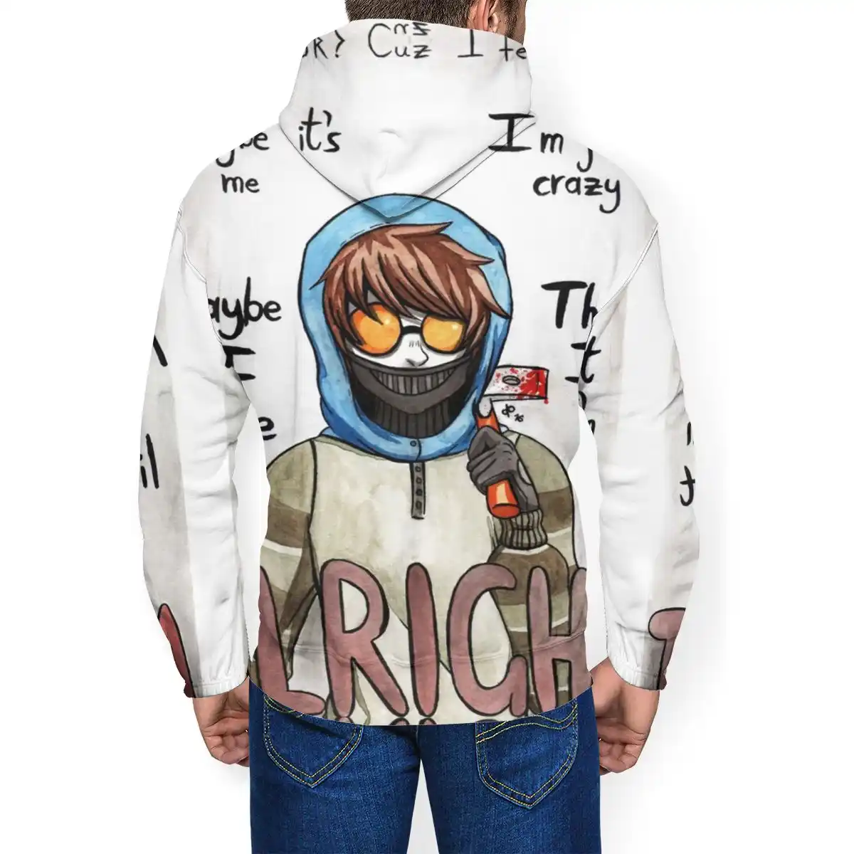 ticci toby hoodie ticci-toby hoodies popular black pullover