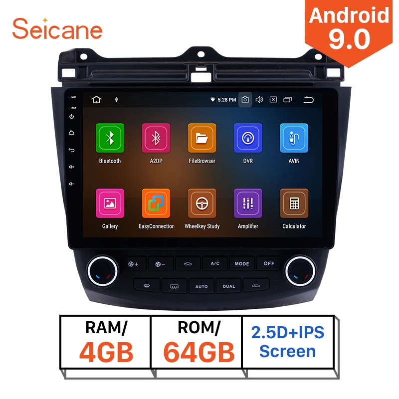 Seicane Автомобильный мультимедийный плеер Android 10 0 GPS автомобильное радио аудио авто