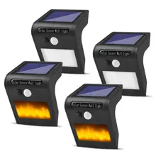 100 светодиодный светильник на солнечной батарее, уличный солнечный светильник с датчиком движения PIR, настенный светильник, водонепроницаемый солнечный светильник на солнечной батарее для украшения сада