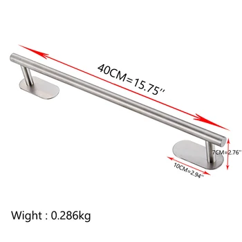 

3pcs/Set Bathroom Hardware Accessories Towel Single Rod Ring Holder Rack Shelf