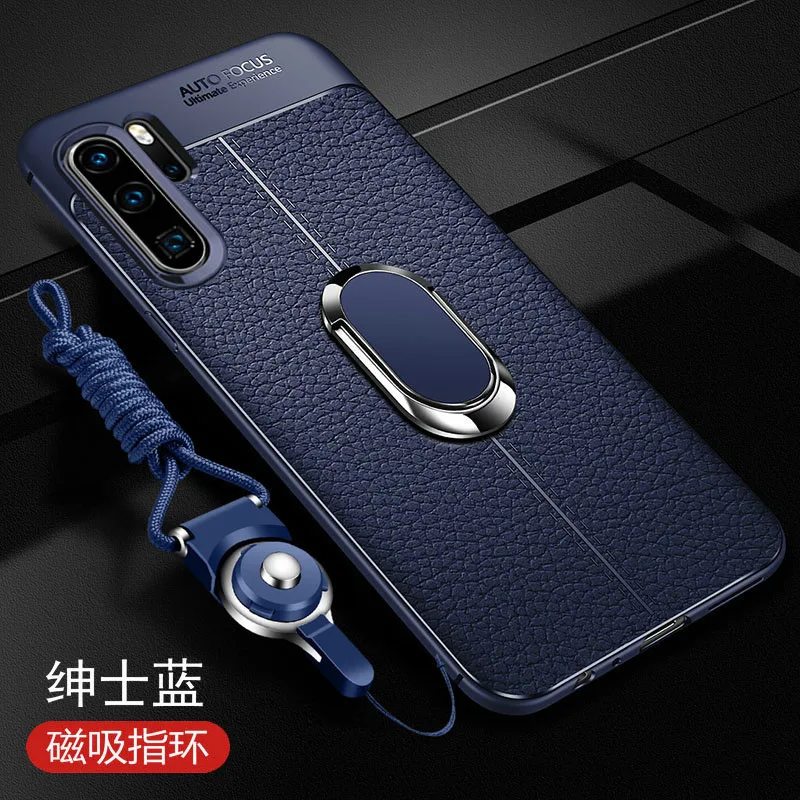 Для samsung Galaxy Note 10 Pro Роскошный кожаный чехол с подставкой Магнитная задняя крышка чехол для samsung note 10 plus note10 10 - Цвет: blue