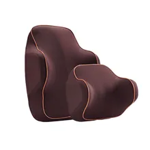 Автомобильный подголовник, подушка для путешествий, поясничная поддержка внутри автомобиля, принадлежности для шеи, подушка с эффектом памяти, Мягкая универсальная поддержка шеи