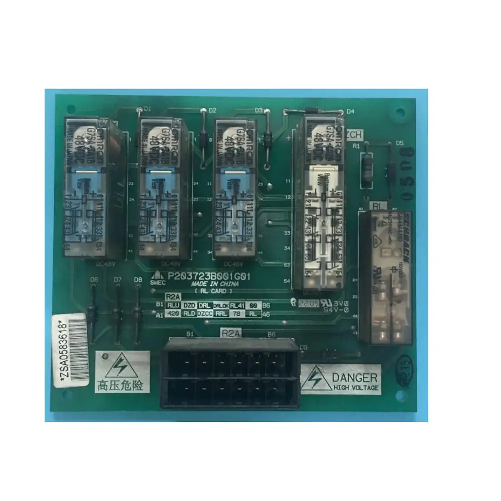 

1pcs ShanghaiMitsubishi elevator releveling relay board P203723B000G01 BQ2H32
