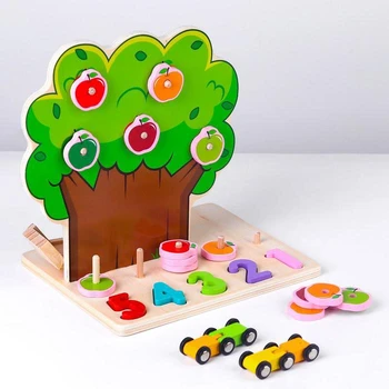 

AutoTrack + educational games 4 in 1 "Tree and figures" 22×17.5×23 cm