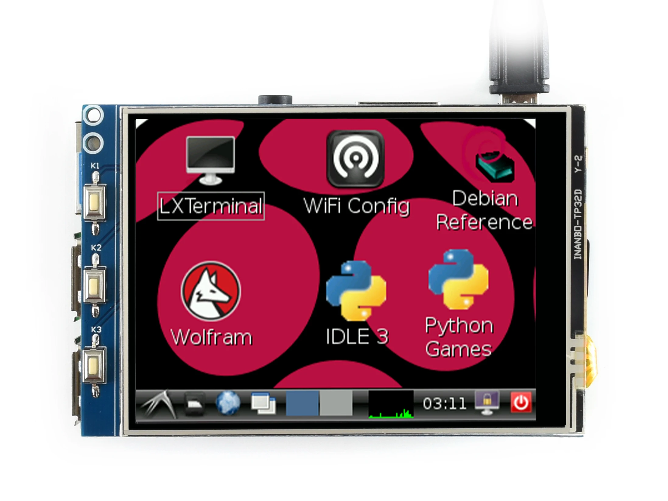 Waveshare 3 2 дюймовый RPi LCD (B) Raspberry Pi ЖК-дисплей модуль 320*240 TFT резистивная сенсорная