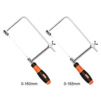 DIY Coping Saw Adjustable Woodworking Nonslip Handle Lightweight Portable Multifunctional Hand Saw Frame for Cutting Woodworking 1