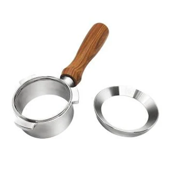 

1 Pcs 54mm Coffee Bottomless Portafilter Dosing Ring For Breville 870/878/880 Filter Home Cafe Coffeeware Supplies
