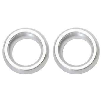 

2PCs Air Exhaust Cover Trim, Air Outlet Installation Ring for Toyota RAV4 2014 2015 2016 2017 2018 2019