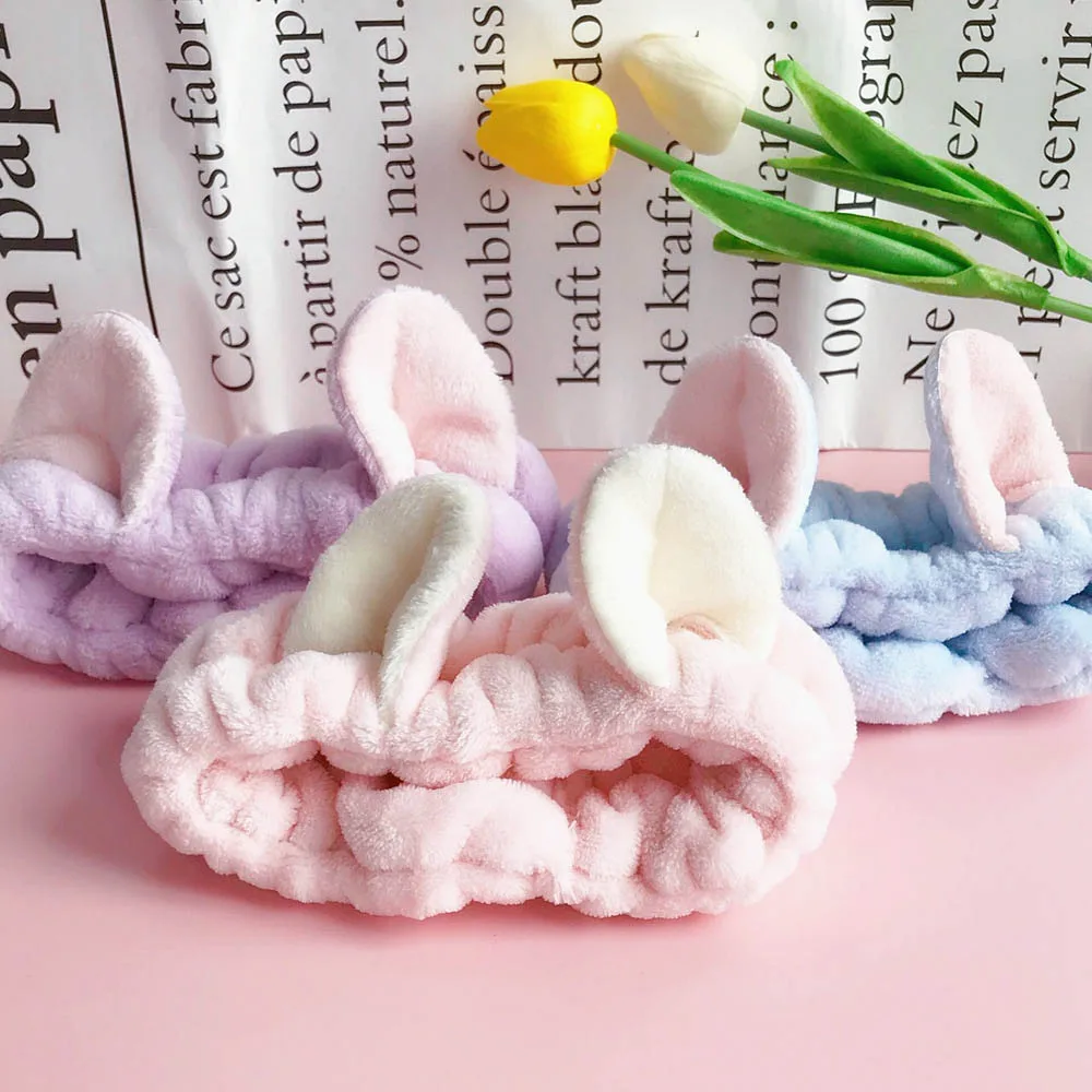 Новое поступление милые кошачьи ушки коралловые флисовые повязки для женщин