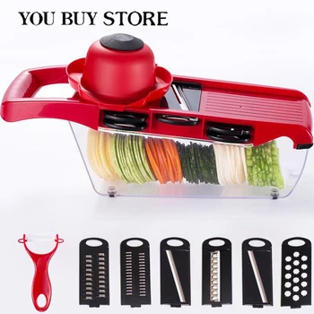 

New Vegetable Cutter Multi-functional Fruits Tool Potato Masher ricer Vegetable Mandoline slicer Peeler Carrot Shredder Grater
