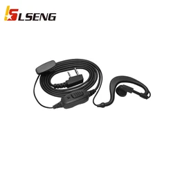LSENG – walkie talkie Prostar, Radio bidirectionnelle, 2 broches, crochet d'oreille, Microphone, adapté à Baofeng Kenwood Prostar 