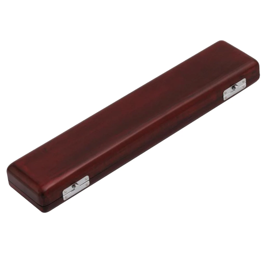 Flute Case 17 Hole Flute Case Bag Wood Glossy Surface Strong Light