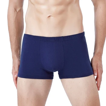 

4Pcs/lot Mens Boxer Shorts Men's Boxers Panties Underwear Underpants Homme Casual Cotton Soft Solid Color Sexy Boxershorts 2020