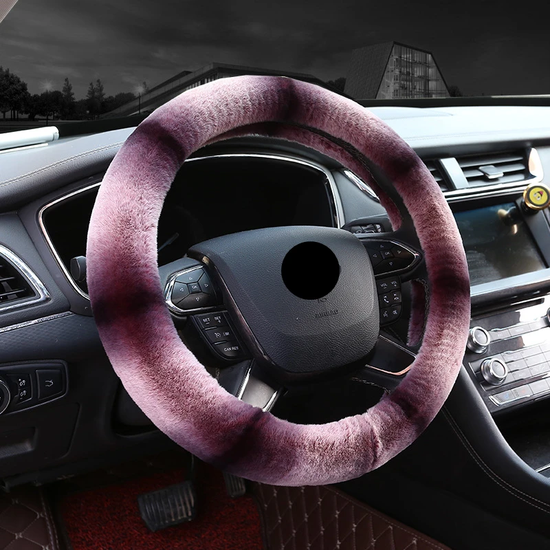 Чехол на руль Funda Volante, автомобильный чехол на руль для женщин, зимний Универсальный плюш Cubre Volante, авто Coprivolante