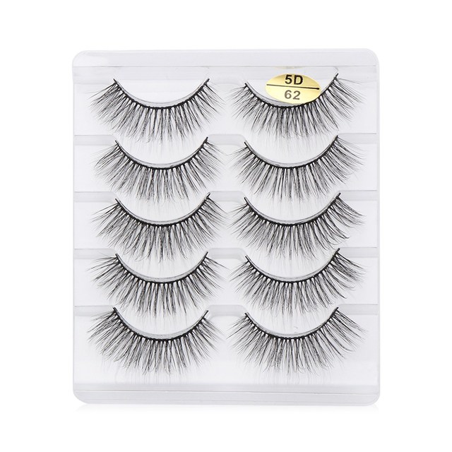3D/5D/6D Faux Mink Hair False Eyelashes Long Full Volume Fluffy Wispies Lashes Handmade Eyelashes Extension Tools