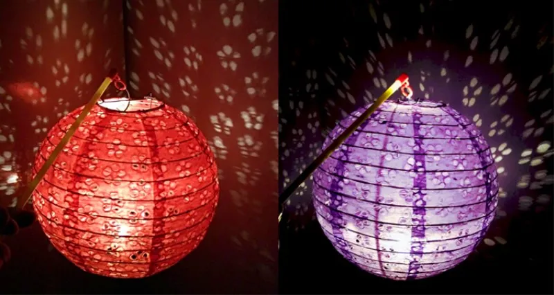 " до 16"(40 см) белый полый Китайский бумажный фонарь шар Luminaria бумажный фонарь s свадебные декоративные аксессуары для вечеринок 9 цветов
