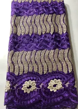 

african lace fabric 2020 high quality lace With Stones African French Net Lace Fabric Embroidered Tulle Mesh Lace Fabric NLM006