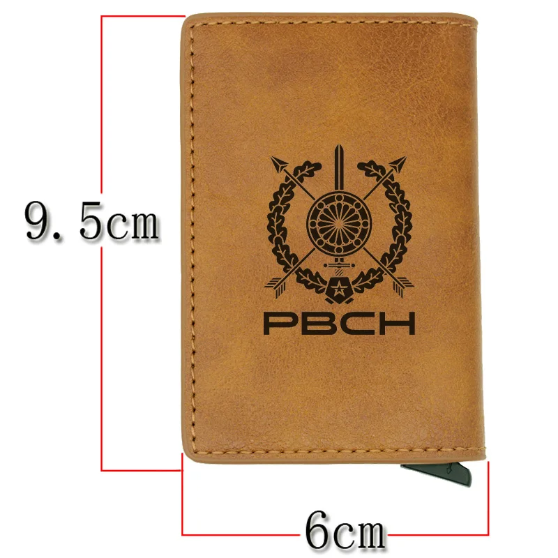 Спецназ СССР PBCH rfid Бумажник для карт, Винтажный Мужской Женский кожаный чехол Rocket Force, зажимы для денег, кошелек для карт, держатель для денег