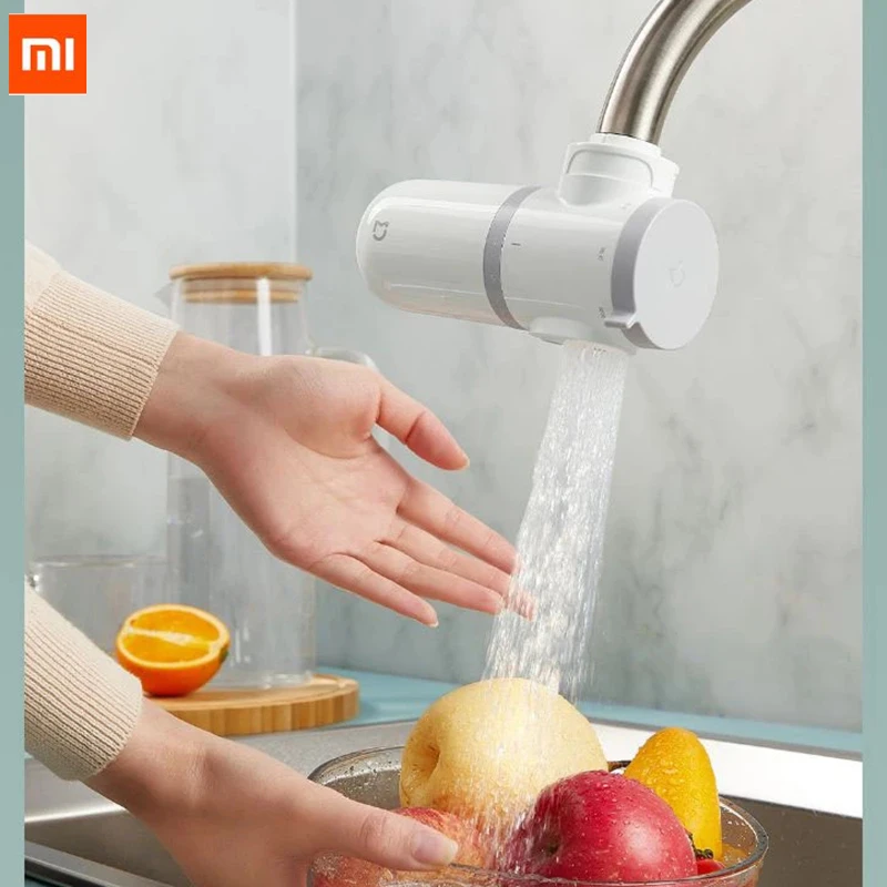 Xiaomi Water Faucet Purifiers with filter Kitchen Percolator Filter Activated Carbon Device Rust Bacteria Re | Электроника