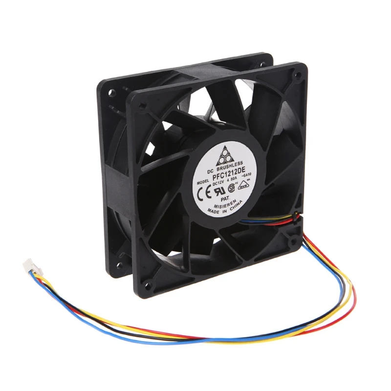 120x120x38 мм бесщеточный DC12V 4.8A 11-Blade охлаждающий вентилятор 12038 Для Delta PFC1212DE