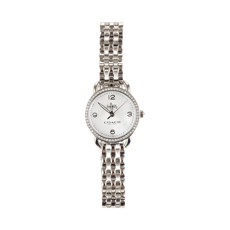 Silver 14502477 Оригинальные и брендовые новые часы Jual jam tangan Coach 145024 - Цвет: Silver 14502477
