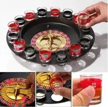 Wine Glass Roulette Game Wine Glass Wine Table Fun Turntable Game Roulette Board Game Entertainment Leisure Equipment