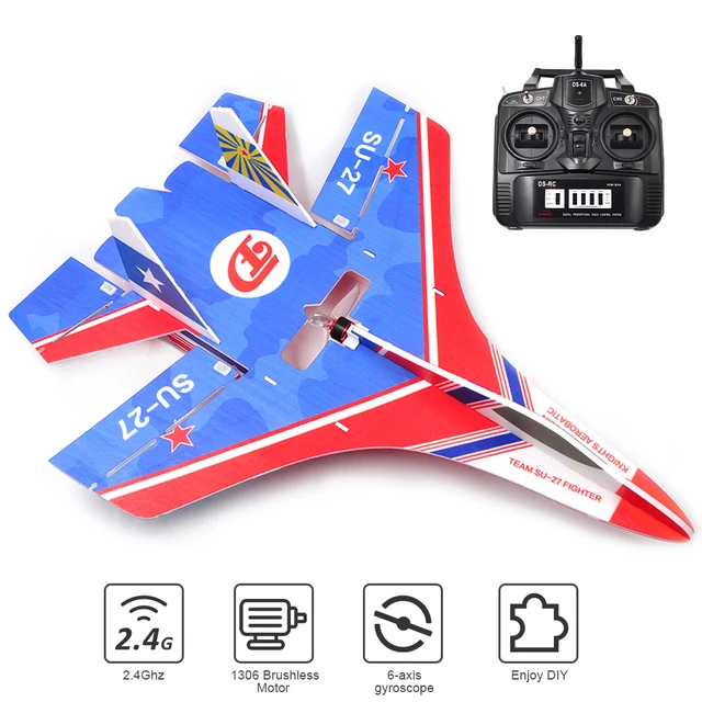 Mini Avião Elétrico Infantil 12V com Controle Remoto - Vermelho