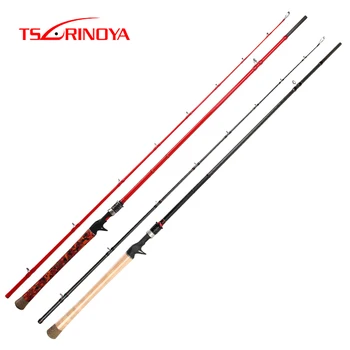 

TSURINOYA Baitcasting Rod LEOPARD 762HC 2.31m H Power Fuji Accessories Fast Action X-CROSSED Carbon Snakhead Game Fishing Rod