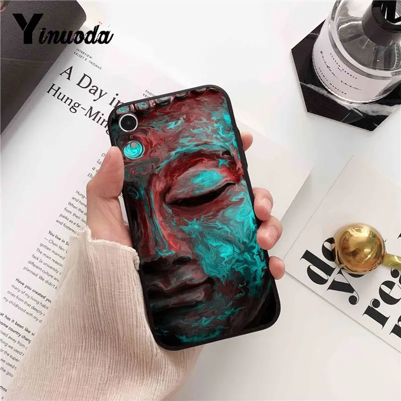 Yinuoda Ретро Галактический Гаутама Будда милый чехол для телефона iPhone 5 5Sx 6 7plus 8 8Plus X XS MAX XR 10 чехол 11 pro max