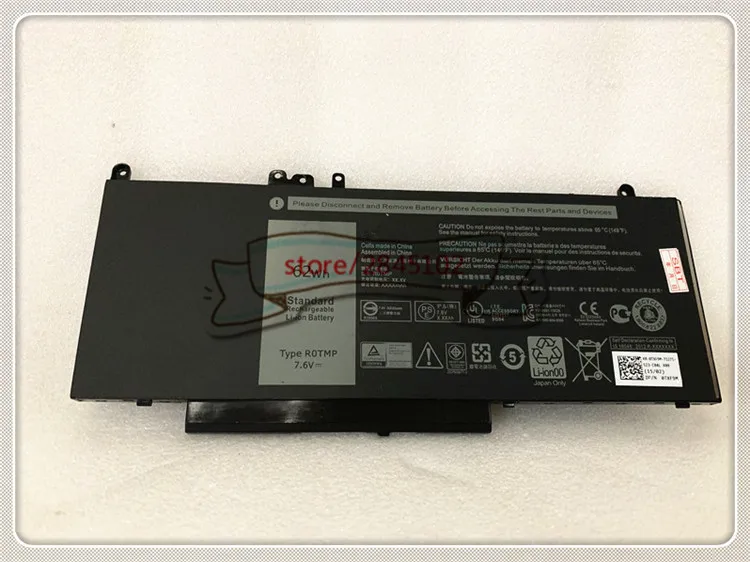 GYIYGY R0TMP батарея для Dell Latitude E5450 E5550 E5570 ROTMP FDX8T WTG3T 7 6 V 62Wh | Компьютеры и офис