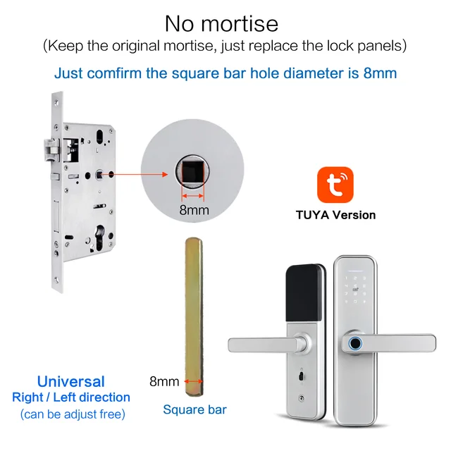 Silver No Mortise