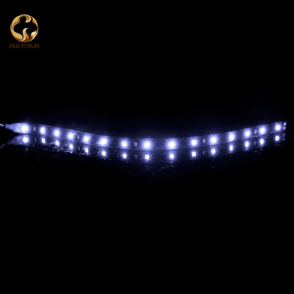 60cm Car LED patch strip light LED Strip Light High Power 12V Car DRL Lamp Waterproof LED Flexible string light