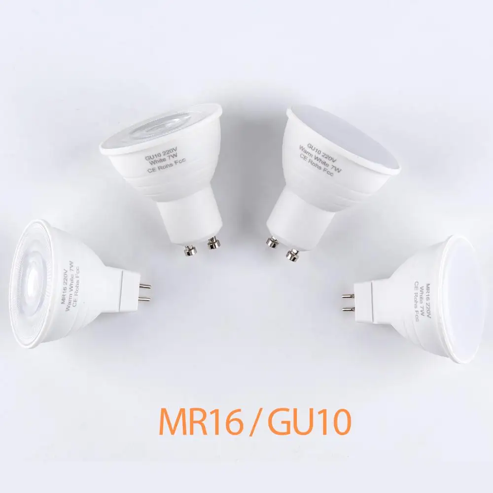 

Gu5.3 LED Spotlight GU10 Bombillos LED DC 220V LED Lamp Spot Light Bulb MR16 2835 SMD Corn Bulb LED 5W 7W Home Lighting 240V