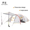 ASTA GEAR cloud layer ultralight 3 person tunnel tent outdoor climbing camping   four seasons tent 15D silicon coated ► Photo 3/6