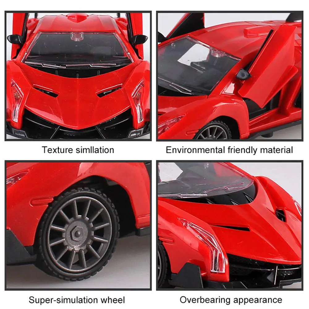 1:24 Защита окружающей среды RC двухдверная модель автомобиля для Lamborghini пульт дистанционного управления электрические игрушки гоночный автомобиль игрушка детский подарок