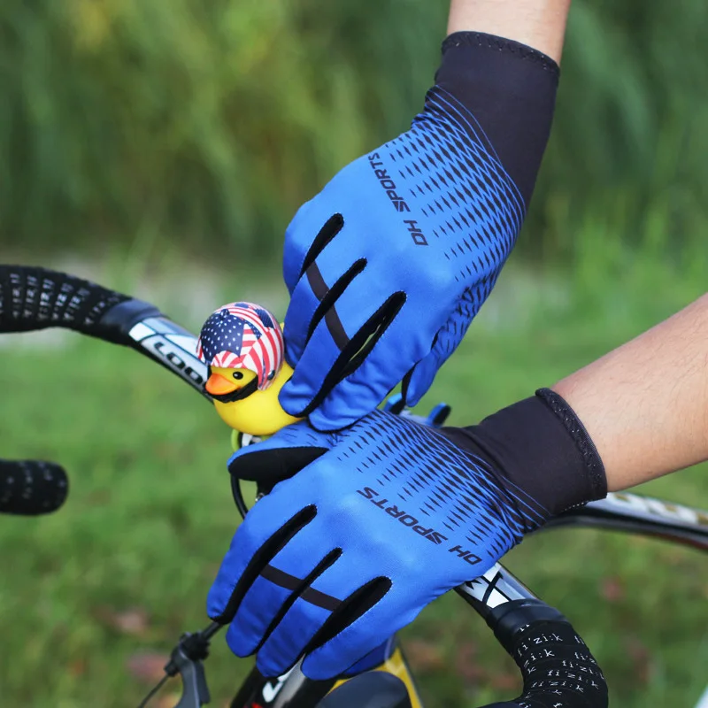 Gants de Cyclisme Homme Doigt Complet Gants Vélo Gel Anti-Choc