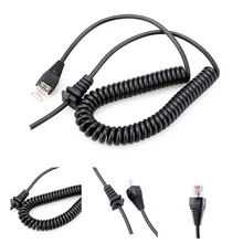 8 основных инструментов аудио медь руководство микрофонный кабель подключения запасная часть звуковая пружина Электрический провод спираль для Yaesu MH-67A8J