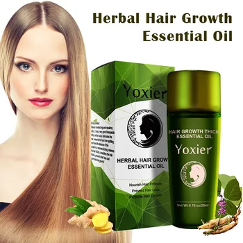 

Hot 20ML Hair Growth Essential Oil Herbal Styling Care Shampoo Hair Loss Treatment t6