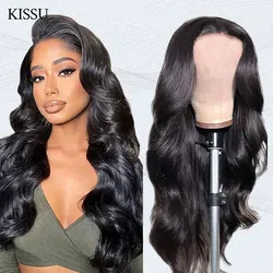 HD Transparent Lace Front Human Hair Wigs Brazilian Body Wave 13x4 Full Lace Wigs Pre Plucked 4x4 Lace Frontal Wigs For Women