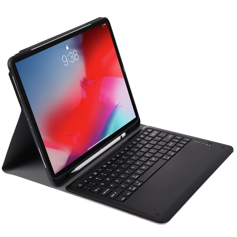 Популярный чехол с клавиатурой для I pad Pro 12,9-беспроводной Чехол-подставка для клавиатуры/Чехол [автоматическое Пробуждение/сон] [App le Pencil Charging Su
