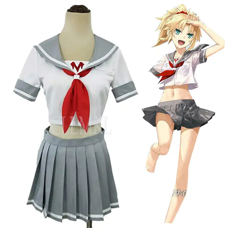 Anime Fate Grand Order Cosplay Mordred Tuxedo Suit Uniform Costume Gothic Clothes Uniform Aliexpress