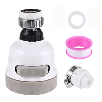 

Kitchen Shower Faucet Tap 3 Levels Adjustable 360 Rotate Faucet Sprayer Water Saving Faucet filtered Faucet Kitchen Accessories