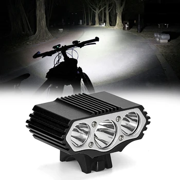 

USB Light F3 12000LM 3x T6 USB LED Headlamp 4 Modes Headlight Bicycle Bike Light Lamp USB Input