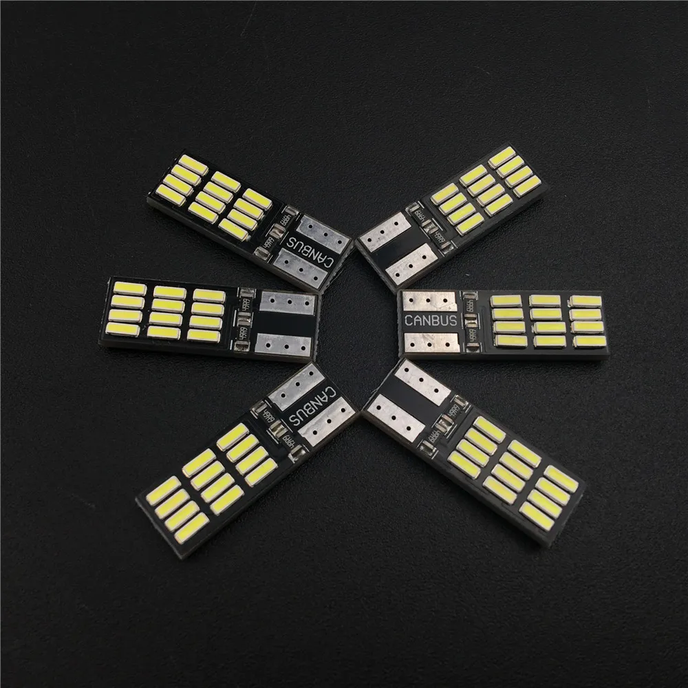 T10 24smd W5W 194 SMD Canbus ���� �ڵ��� �ڵ� ��� ���� ���� ���õ� ���� ������ ���� ���� 12V, 10 ��