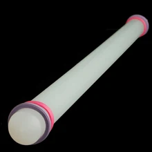 Антипригарное скольжение помадка Скалка торт тесто ролик украшения 50*2,5 см 72XF